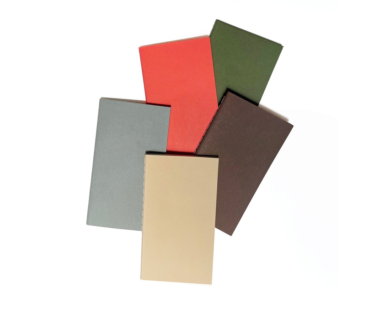 Blank Pocket Saddle Stitch Note Book