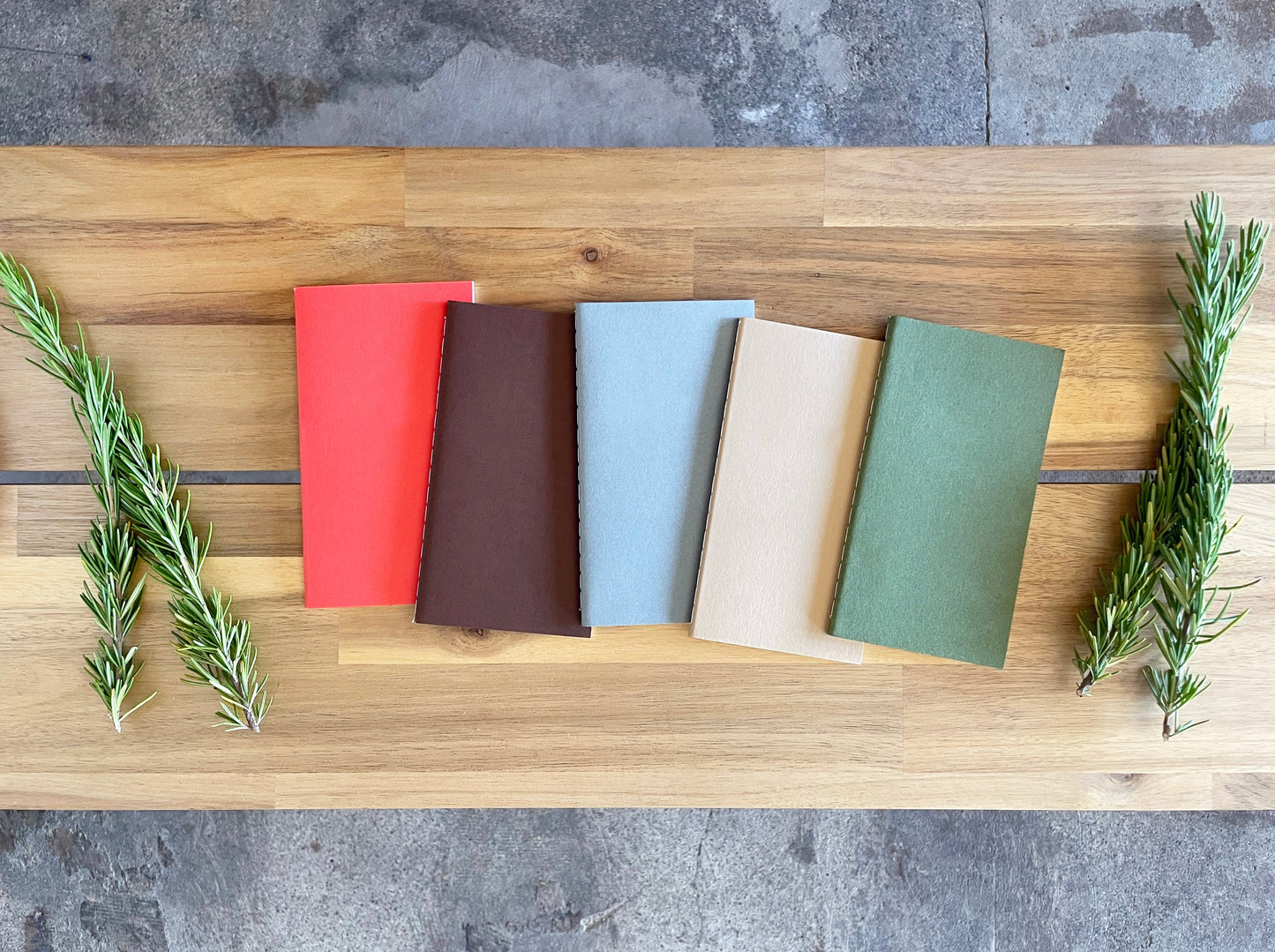 Blank Pocket Saddle Stitch Note Book