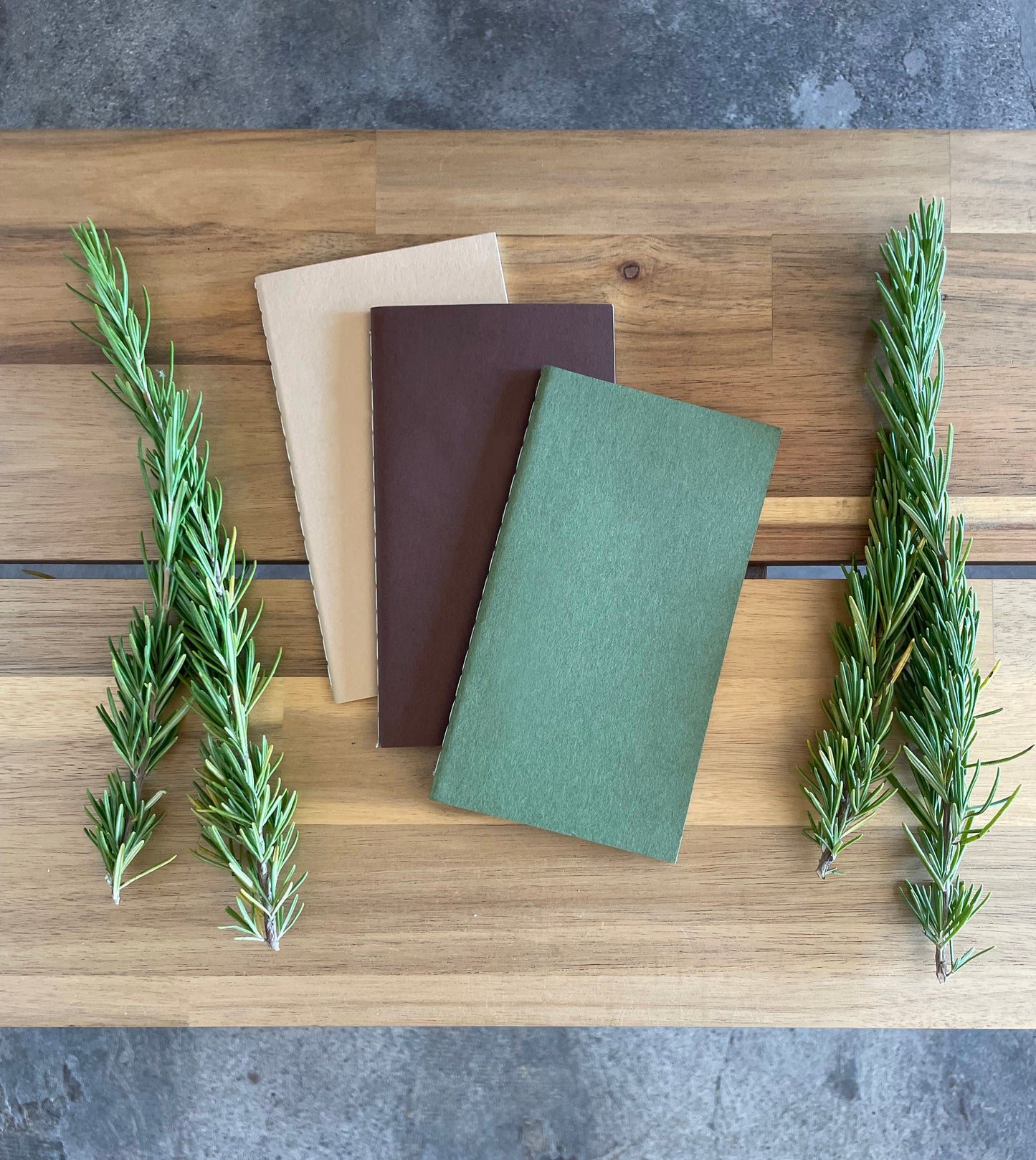 Blank Pocket Saddle Stitch Note Book