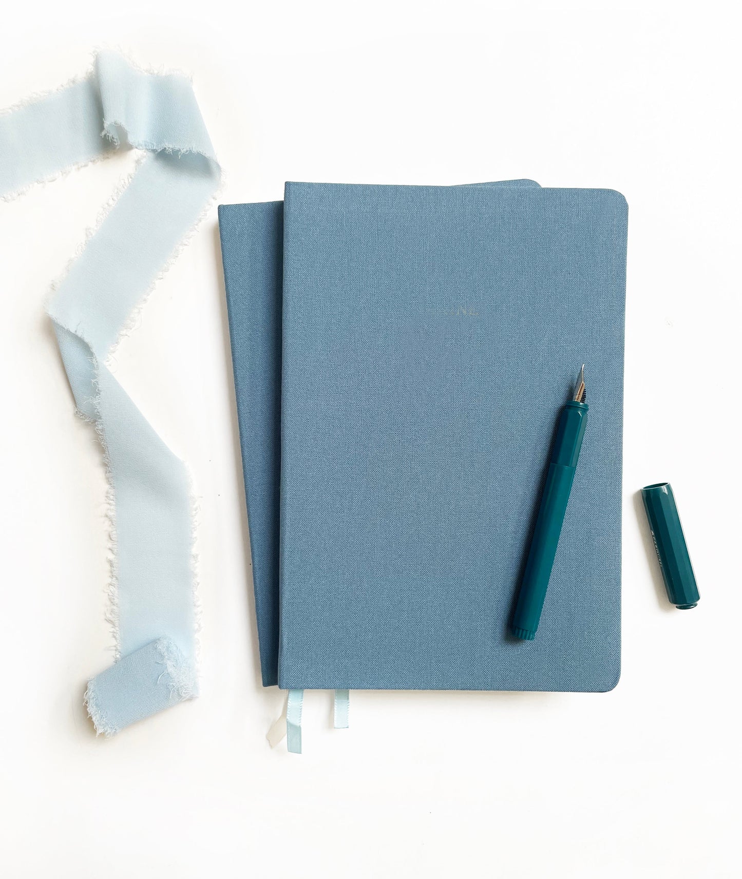 Blank A5 Linen Notebook - Vintage Pastels