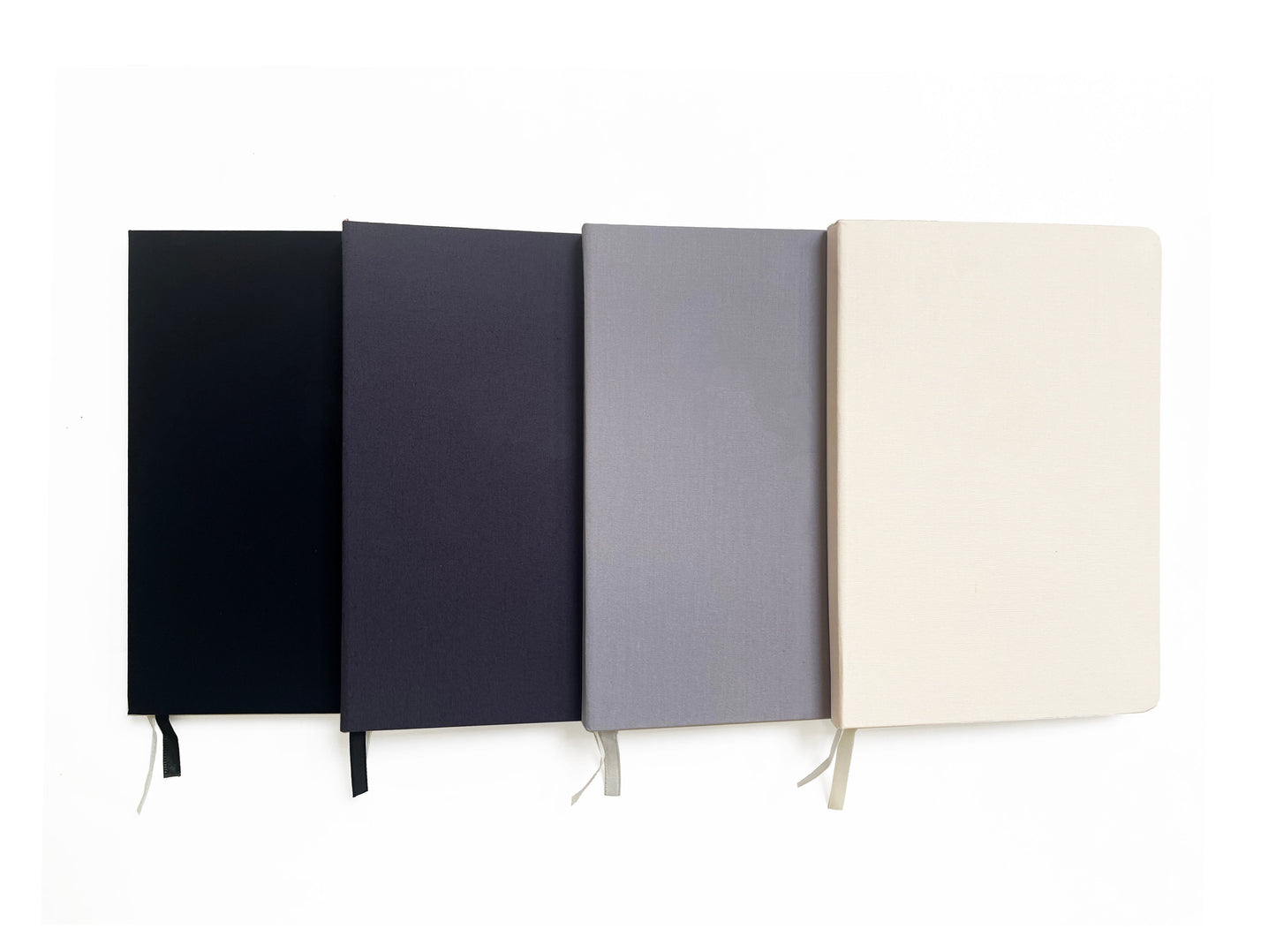 Blank A5 Linen Notebook - Neutral Tones