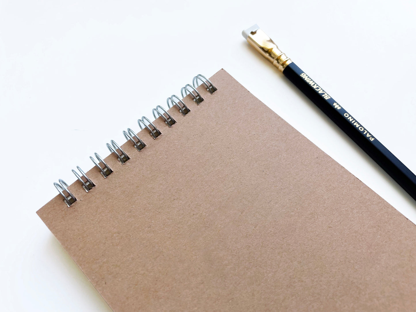 Medium Black, White, or Kraft Top Spiral Notebook