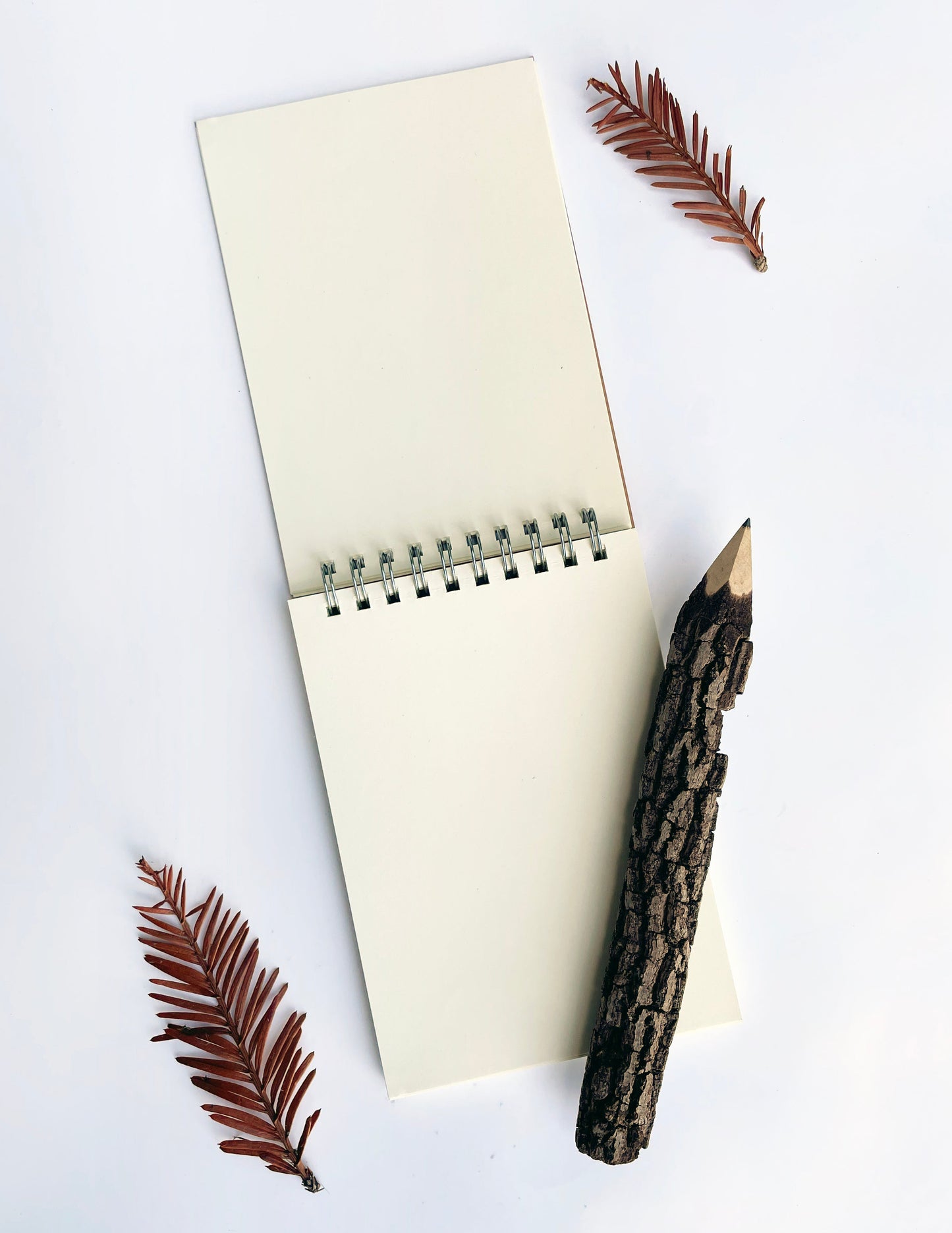 Medium Black, White, or Kraft Top Spiral Notebook