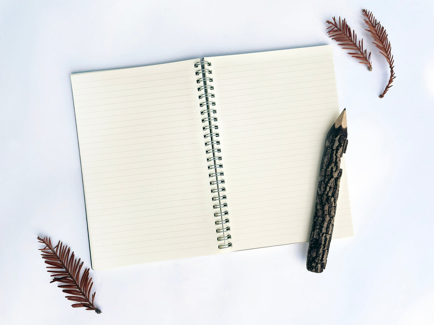 Forest Green Hardcover Spiral Notebook