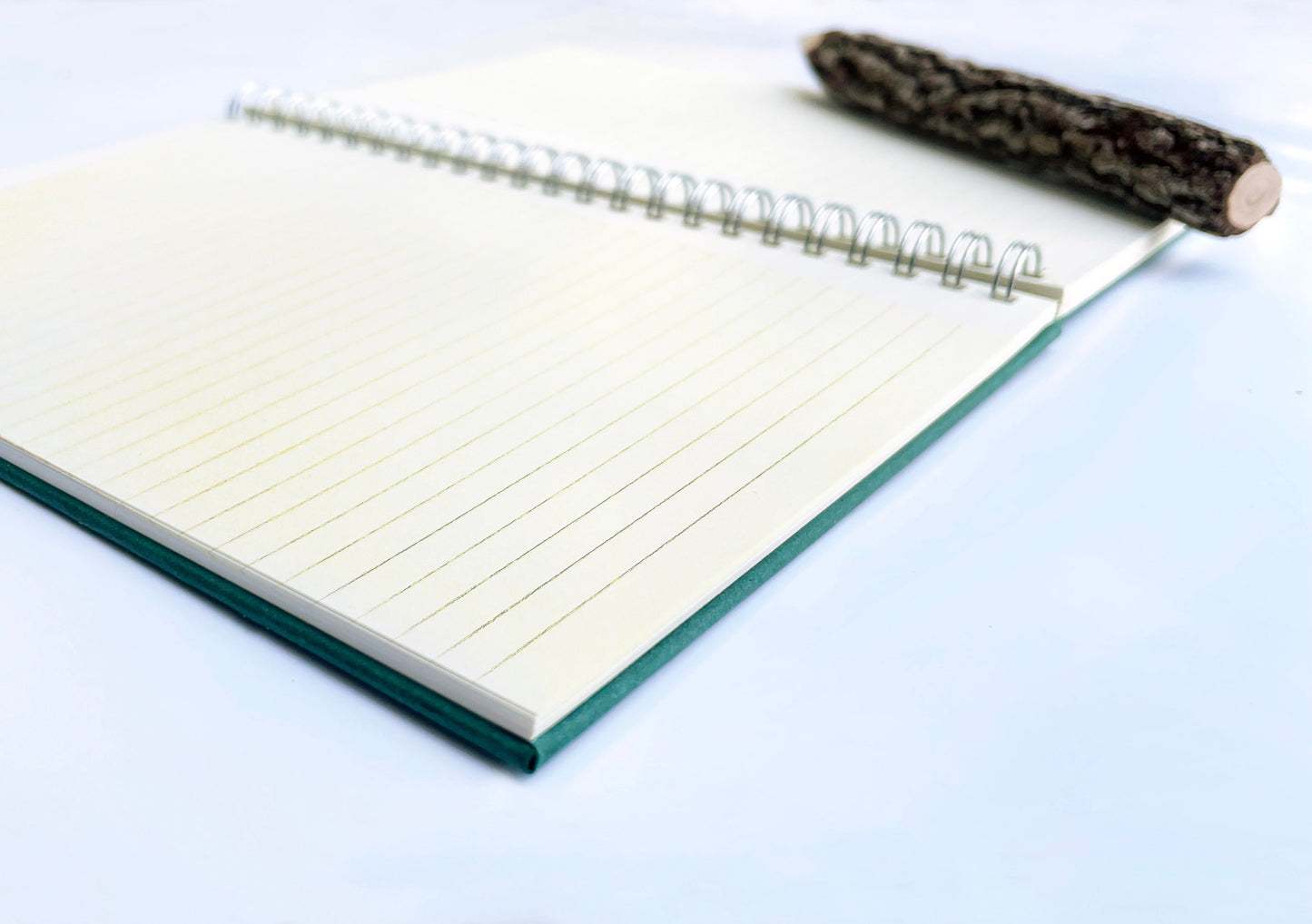 Forest Green Hardcover Spiral Notebook