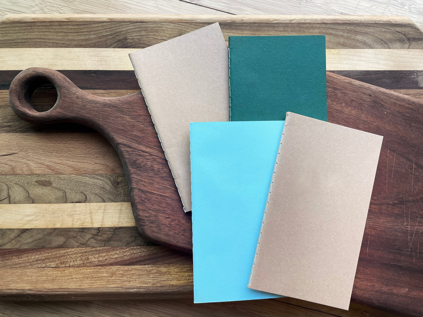 Blank Pocket Saddle Stitch Note Book