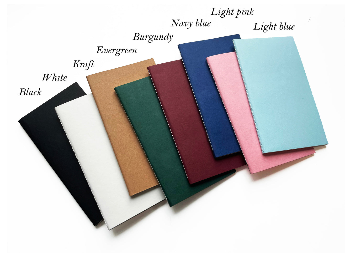 Blank Pocket Saddle Stitch Note Book