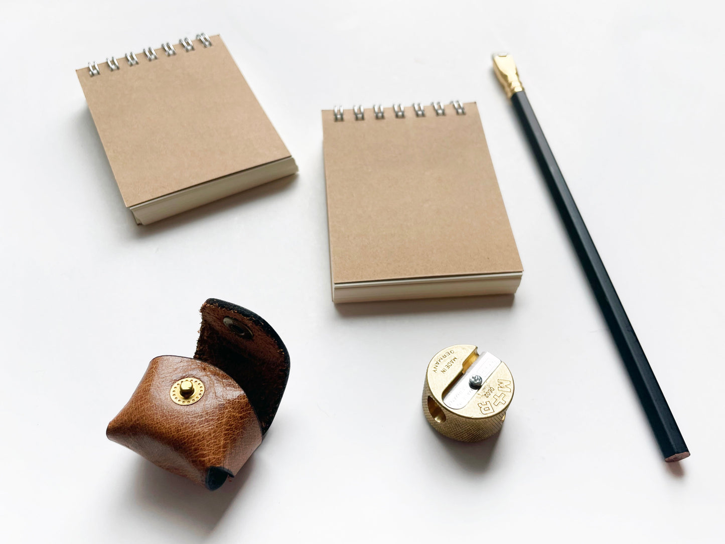 Tiny Kraft Top Spiral Pocket Notebook