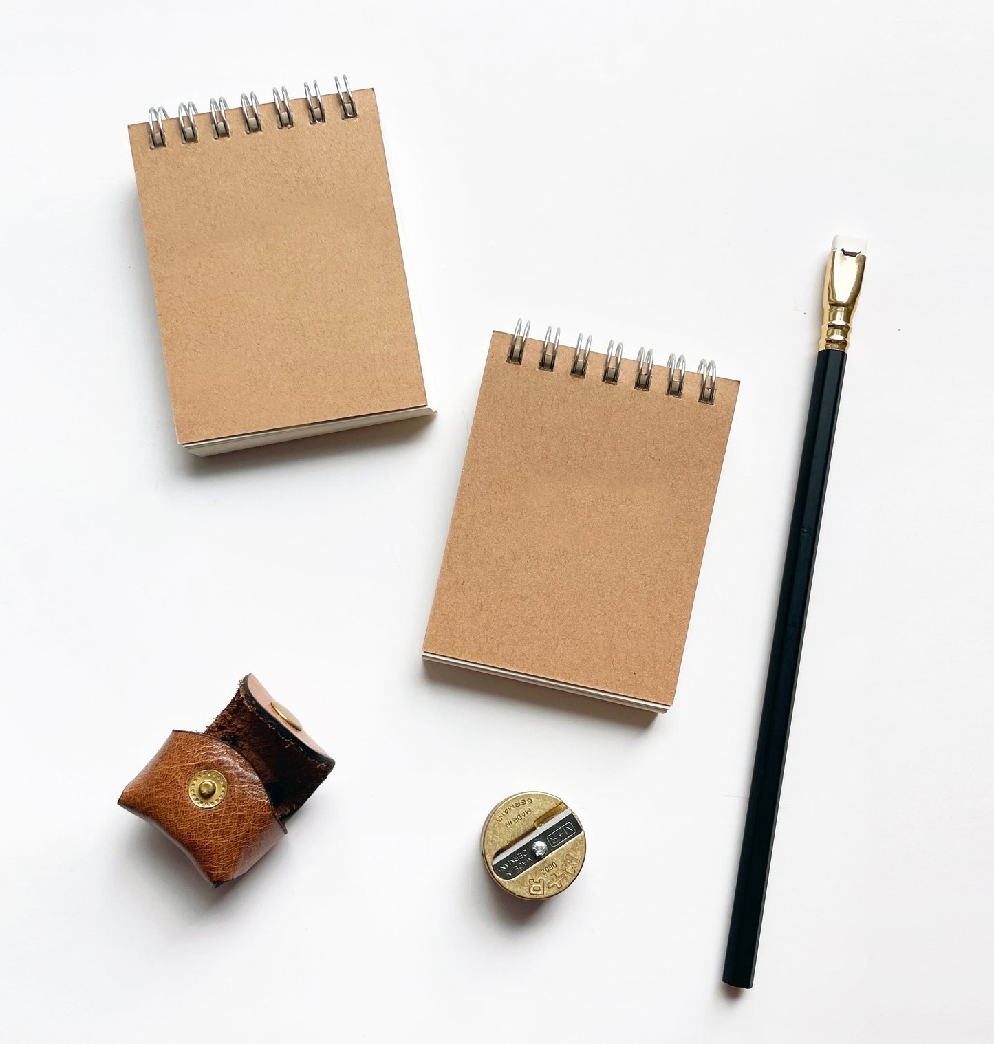 Tiny Kraft Top Spiral Pocket Notebook