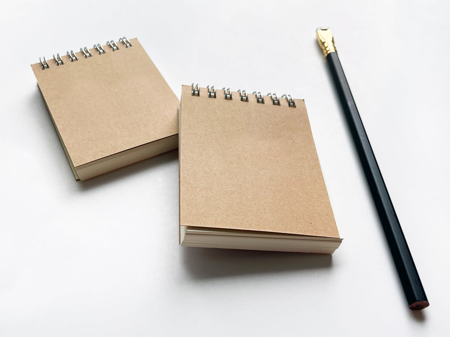 Tiny Kraft Top Spiral Pocket Notebook