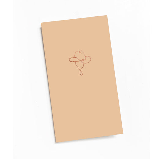 Cowboy Hat Mini Saddle Stitch Notebook