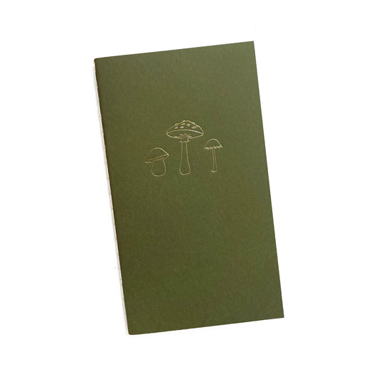 Mushroom Trio Mini Saddle Stitch Notebook