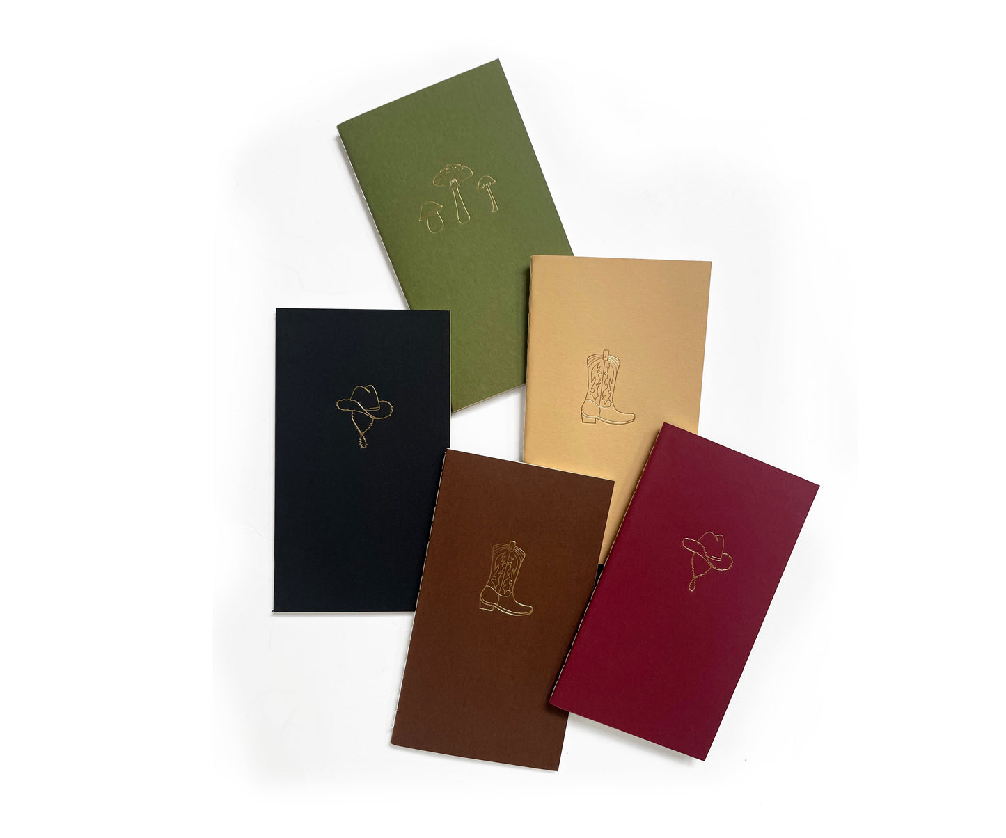 Cowboy Hat Mini Saddle Stitch Notebook