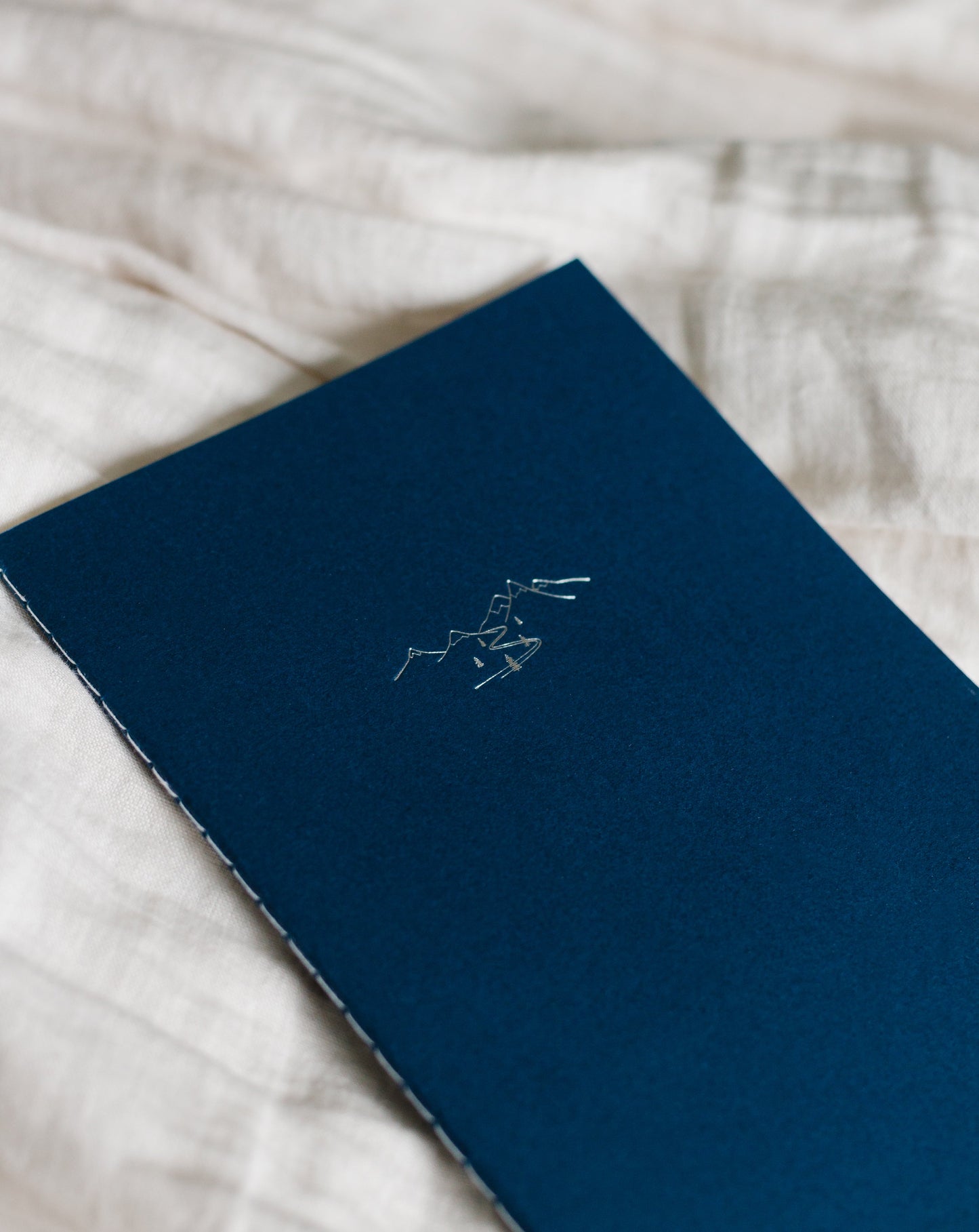 Snow Capped Mountains Mini Saddle Stitch Notebook