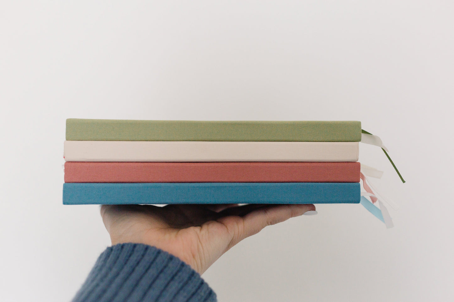 Queen Anne's Lace Foil Stamped Linen Notebook