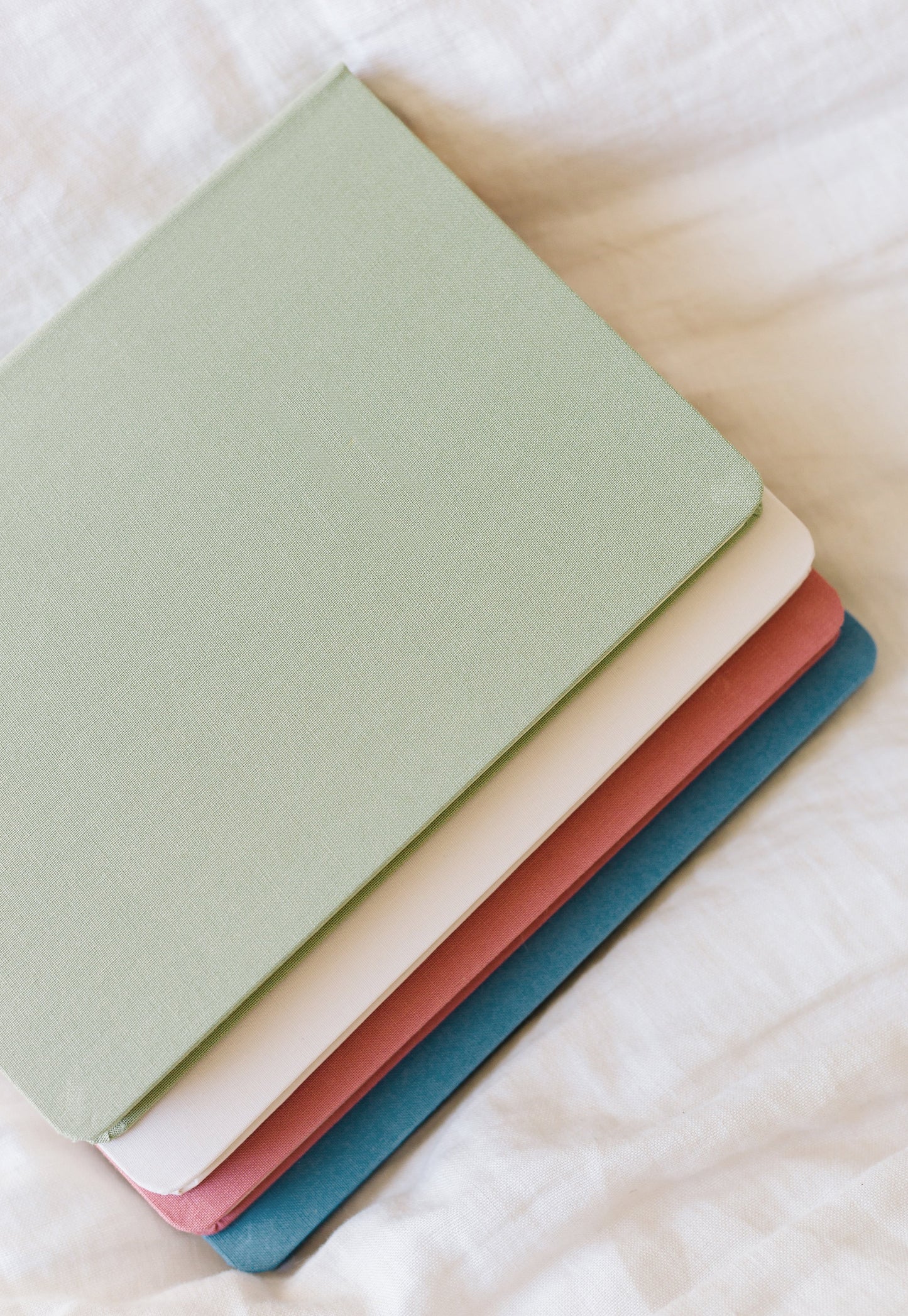 Blank A5 Linen Notebook - Neutral Tones