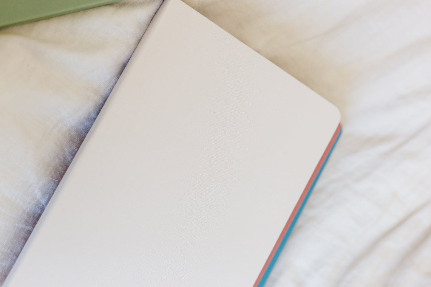 Blank A5 Linen Notebook - Neutral Tones