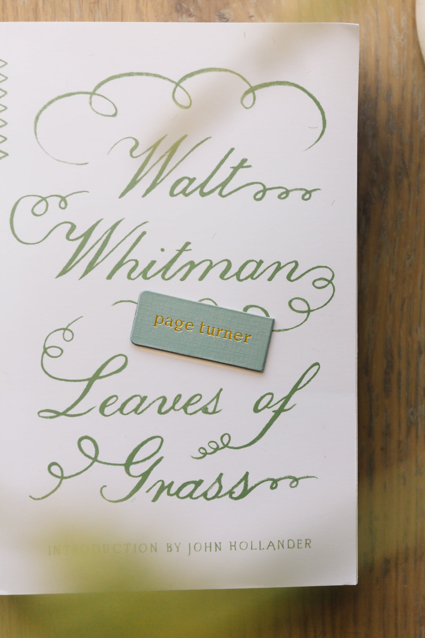 Page Turner Foil Embossed Magnetic Bookmark