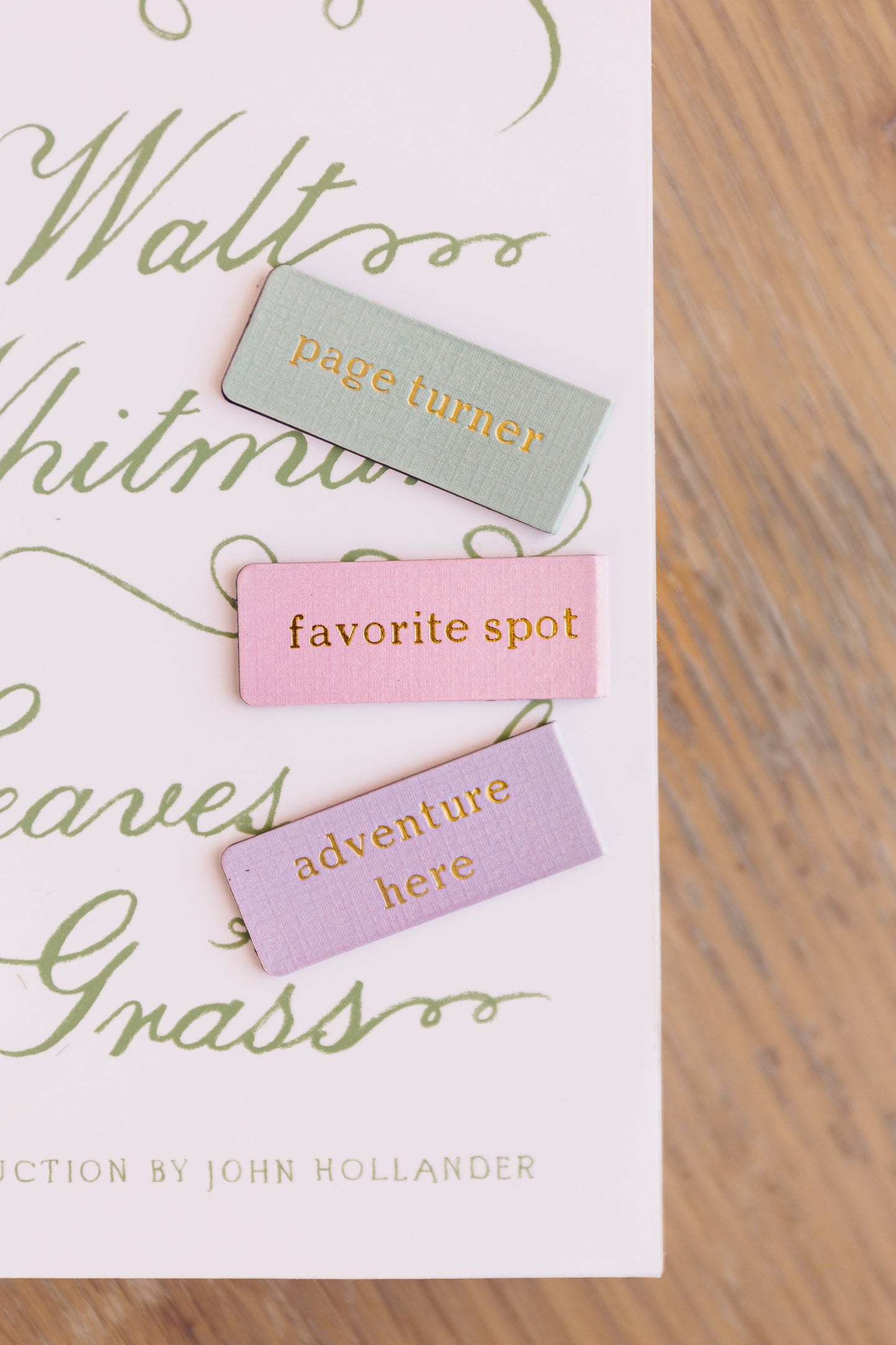 Favorite Spot Foil Embossed Magnetic Bookmark
