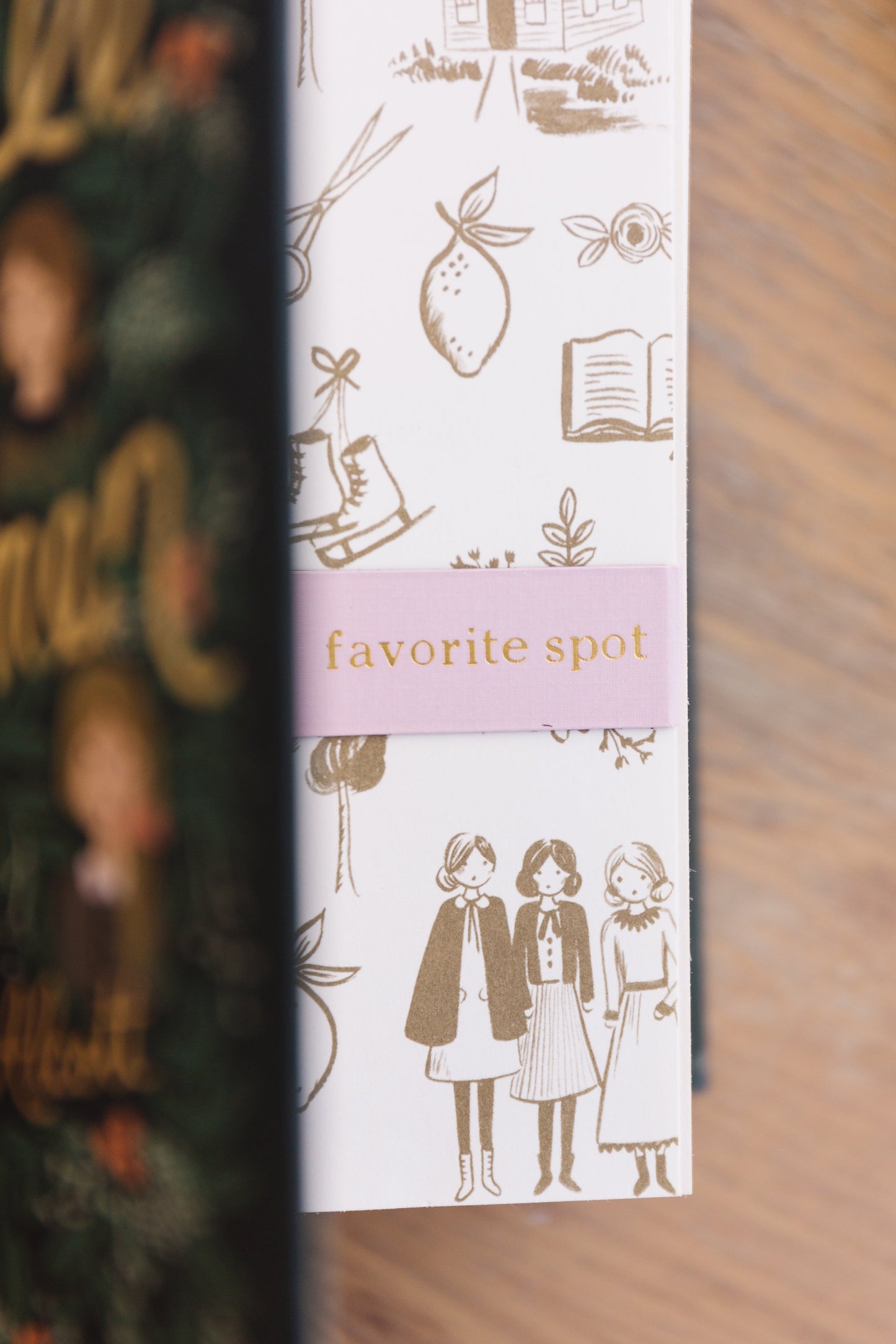 Saguaro Gold Foil Embossed Magnetic Bookmark