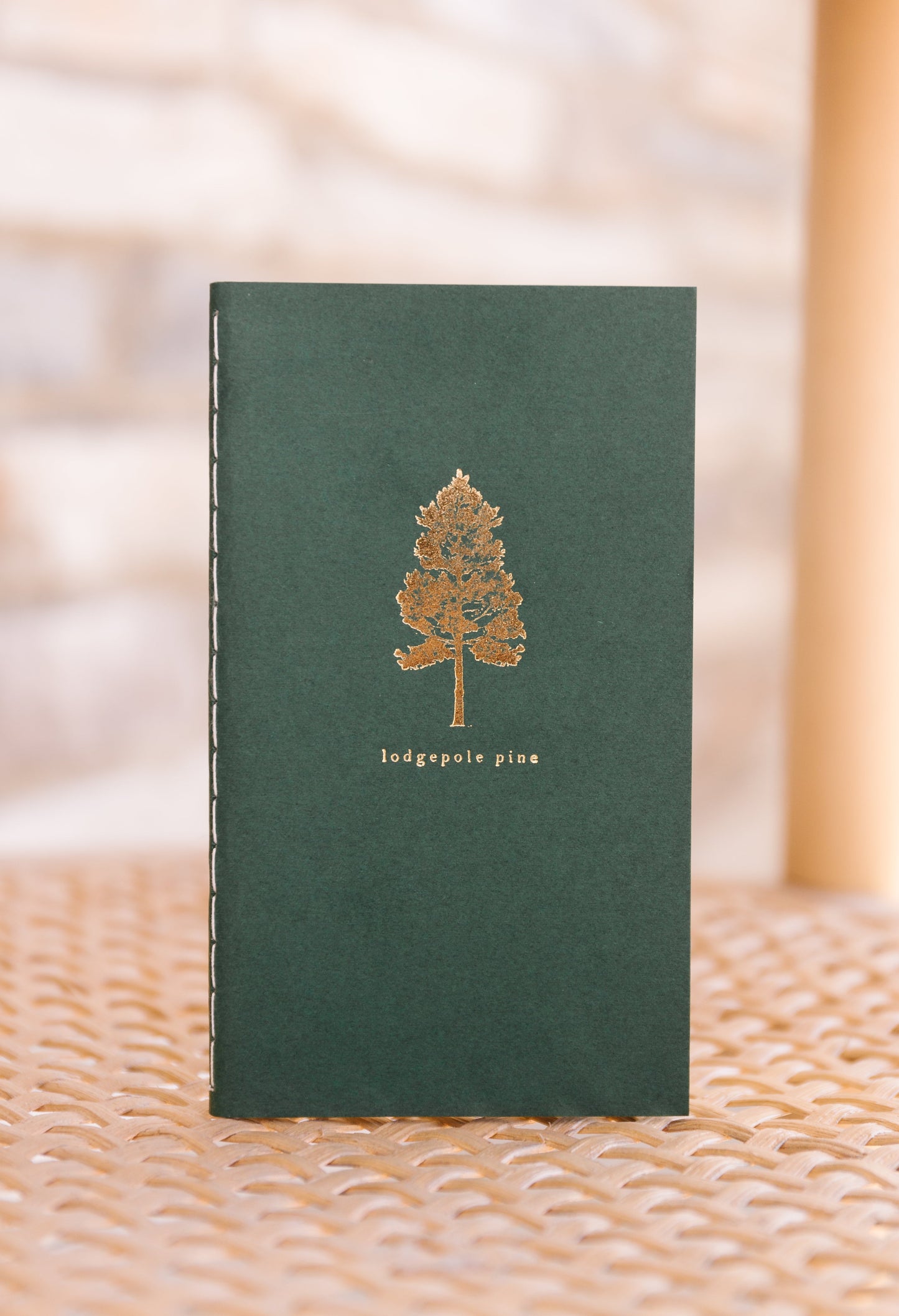 Blue Spruce Mini Saddle Stitch Notebook | Pine Tree Notebook