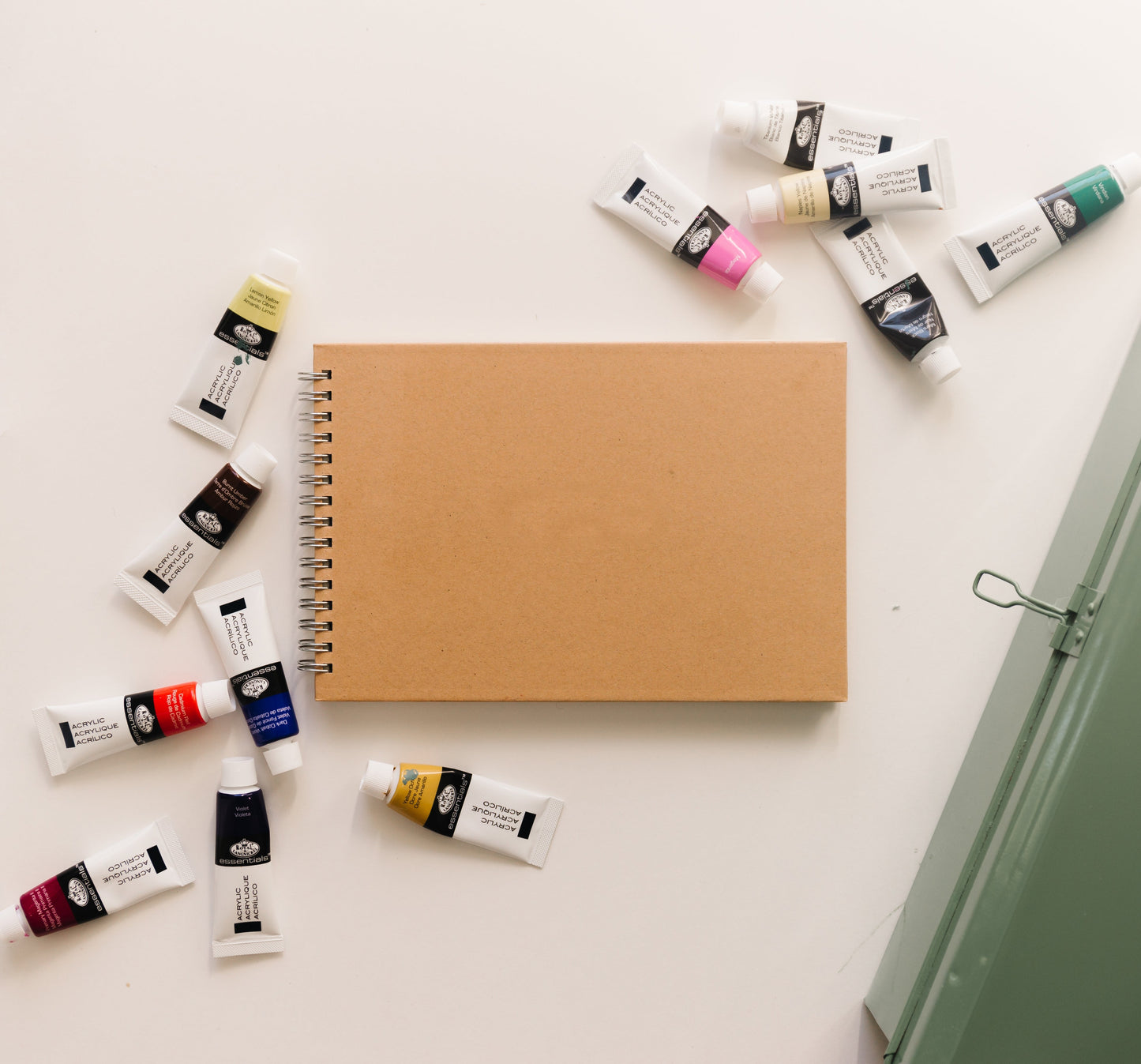 Kraft Spiral Hardcover Notebook