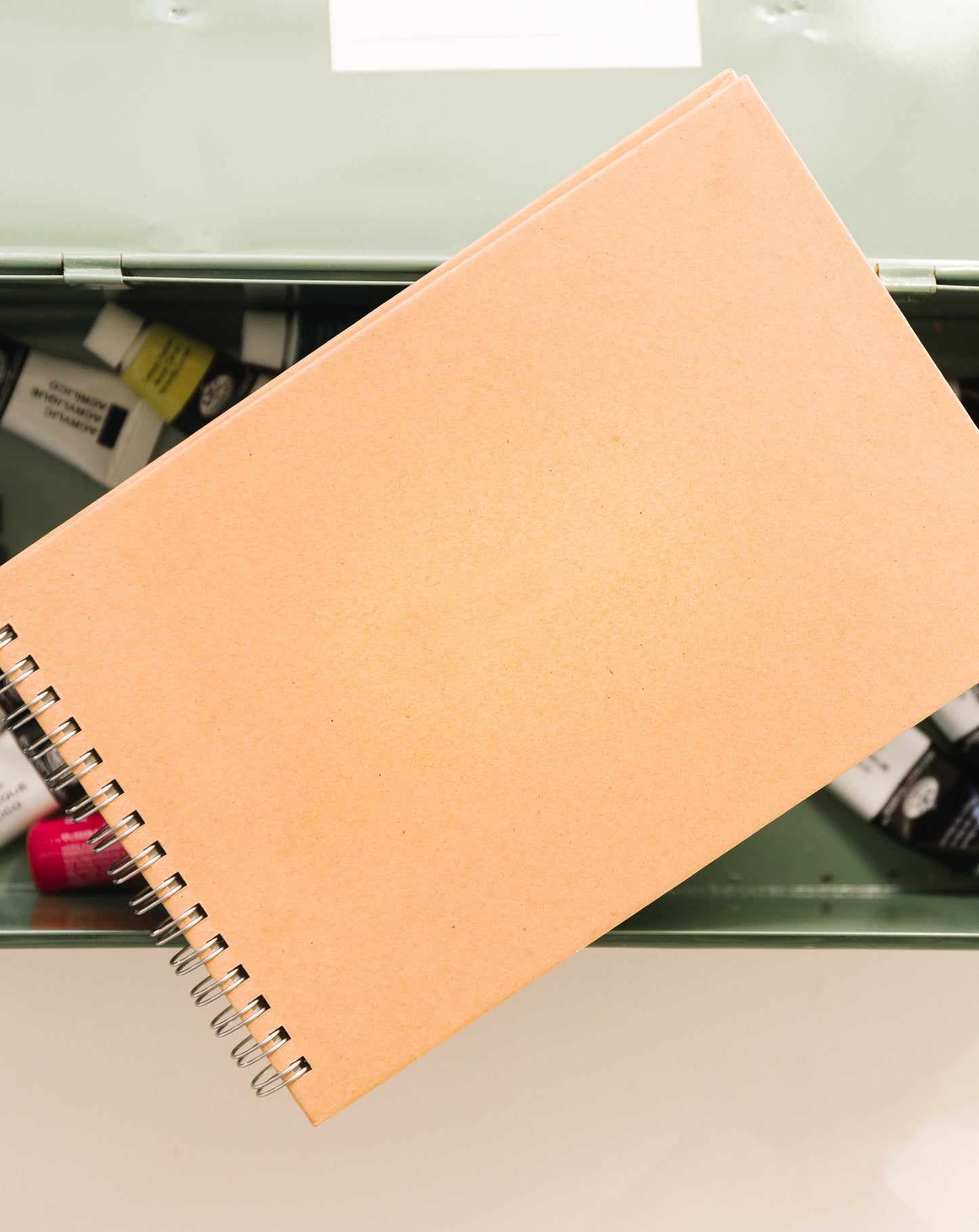 Kraft Spiral Hardcover Notebook