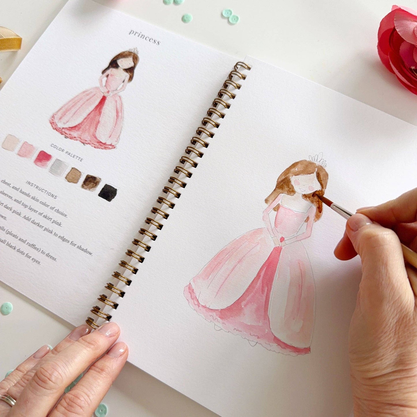 Emily Lex Studio | Fairytale watercolor workbook