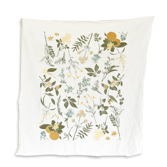 June & December | Herbal Tea Garden Kitchen Tea Towel