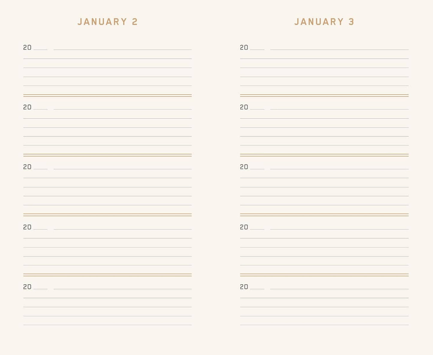 Charcoal Canvas One Line A Day Journal | A Five-Year Memory Book