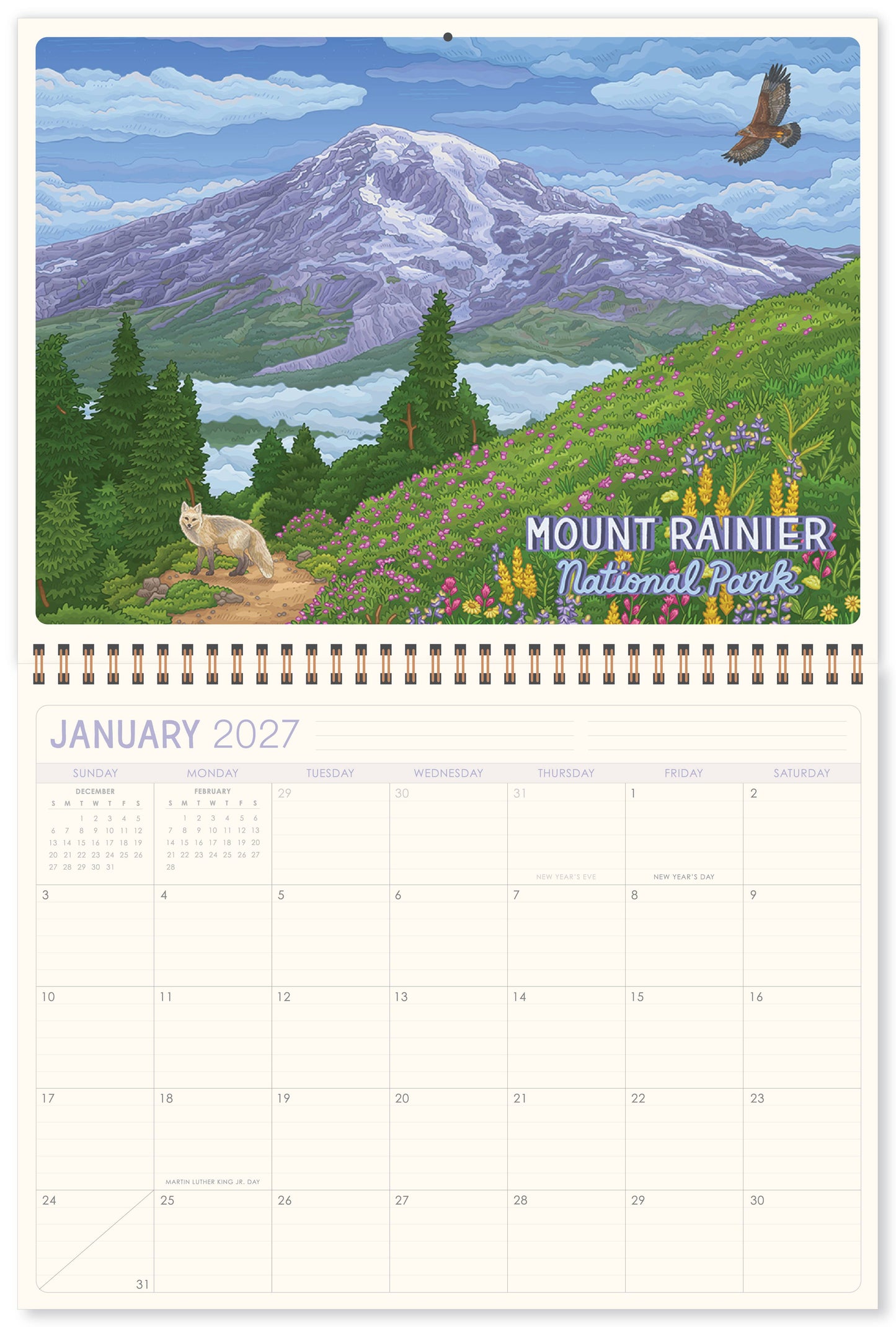 2027 National Parks Wall Calendar | Noteworthy Press
