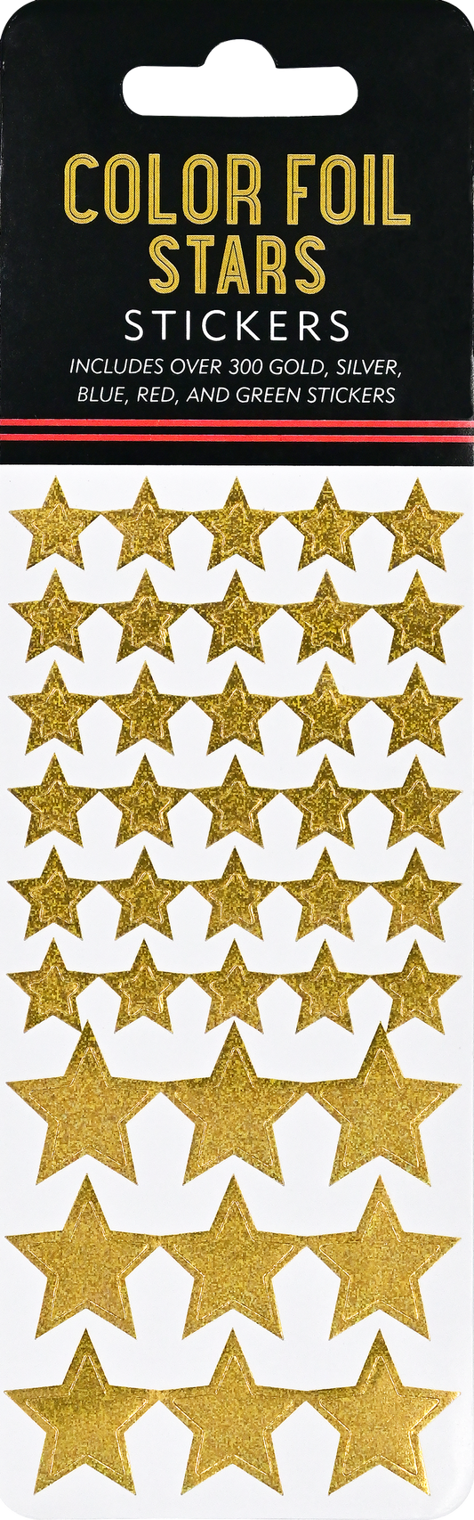 Peter Pauper Press | Color Foil Stars Sticker Set