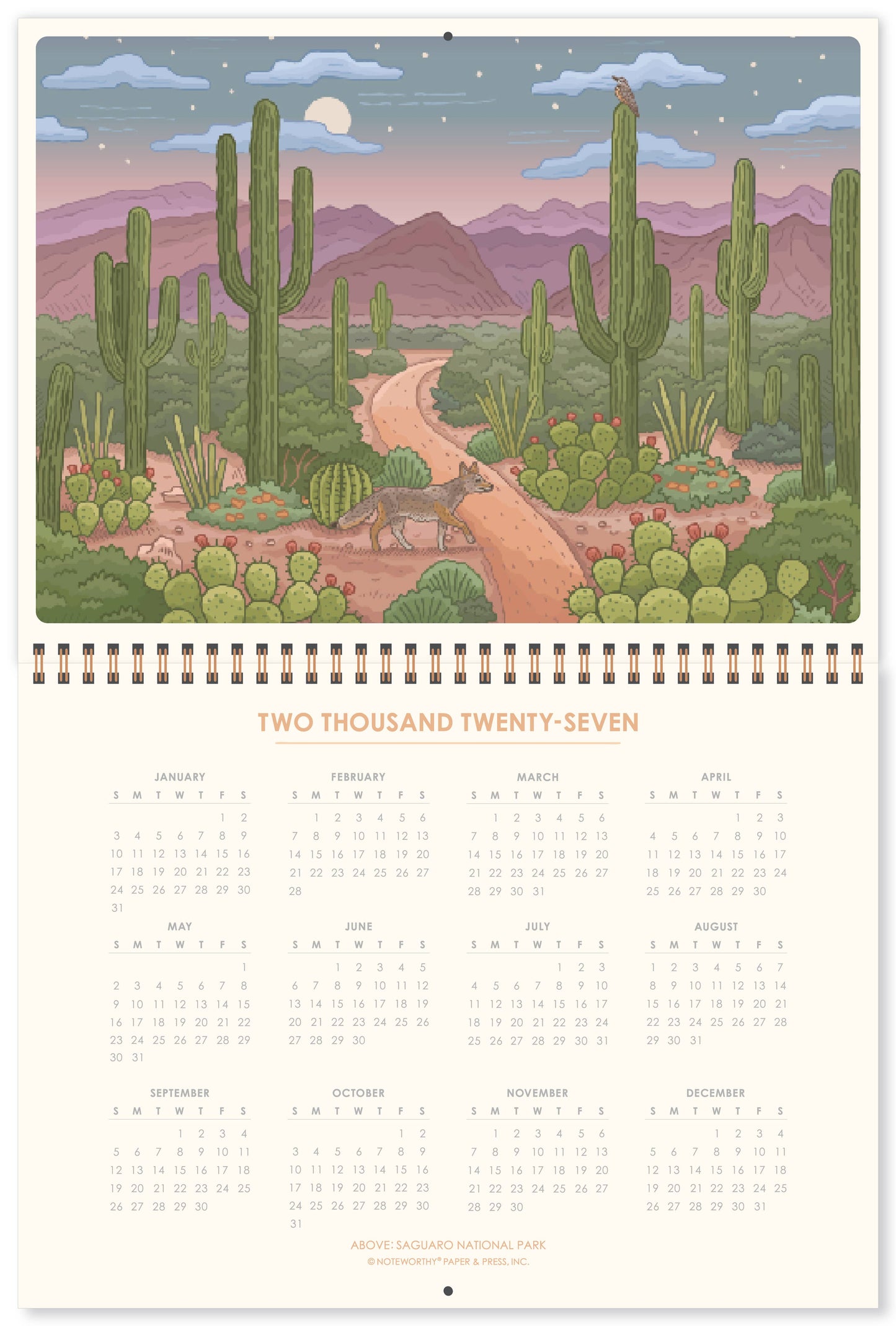 2027 National Parks Wall Calendar | Noteworthy Press