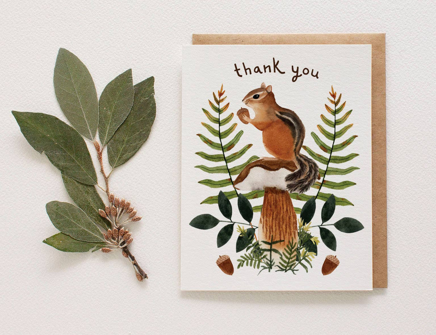 Chipmunk Thanks Greeting Card | May We Fly