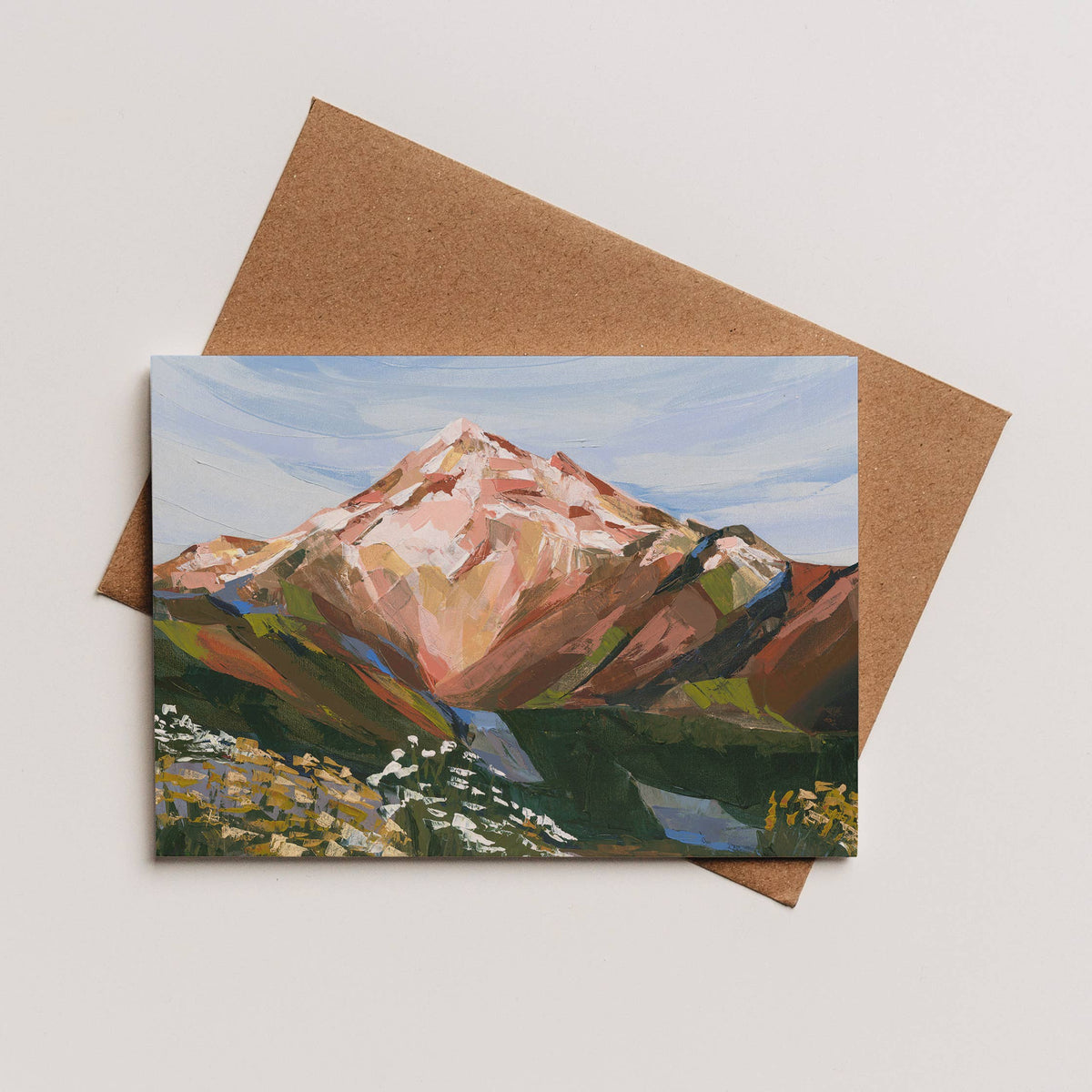 Mount Hood - Greeting Card | Lindsay Gilmore