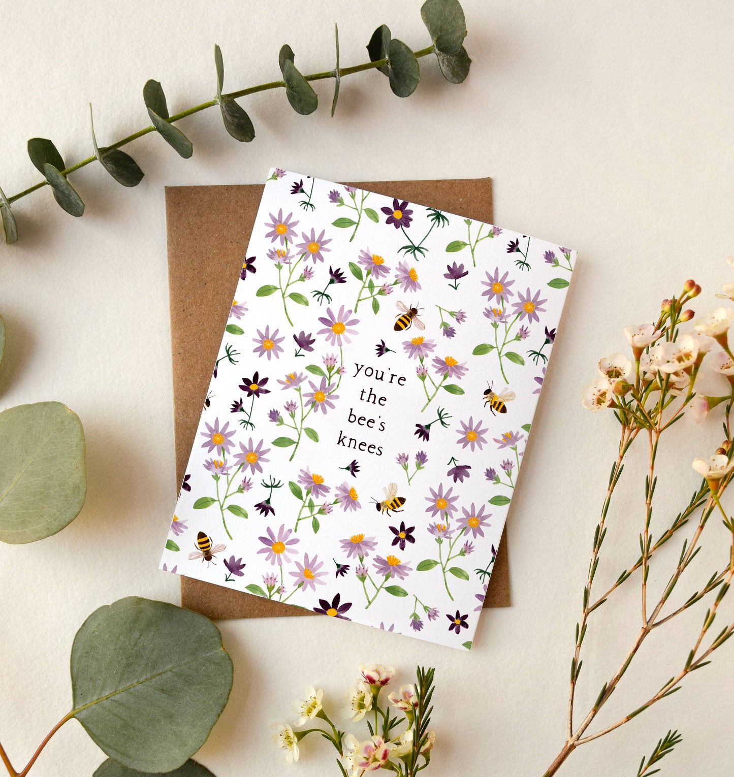You're the Bee's Knees Greeting Card | May We Fly