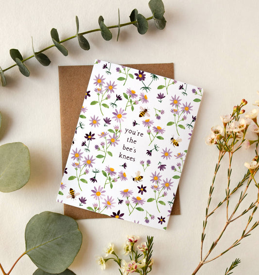 You're the Bee's Knees Greeting Card | May We Fly