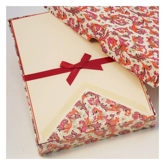 Rossi 1931 100% Cotton Bordered Writing Sheets Letter Set | Made in Italy
