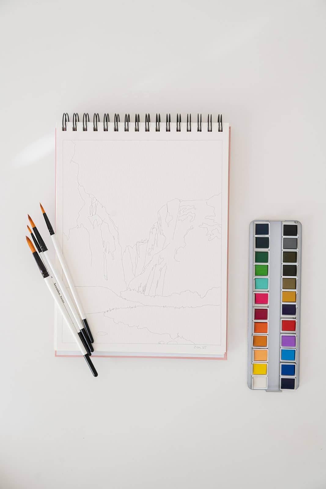 bailey rae studio | National Parks Watercoloring Book