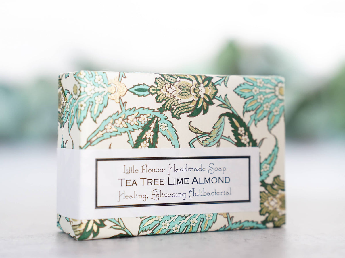 Tea Tree Lime Almond Handmade Soap
