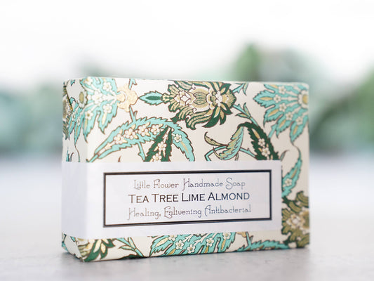 Tea Tree Lime Almond Handmade Soap