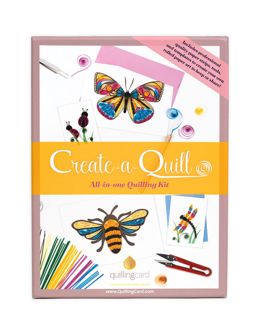 Quilling Card | Create-a-Quill DIY Kit: Insects