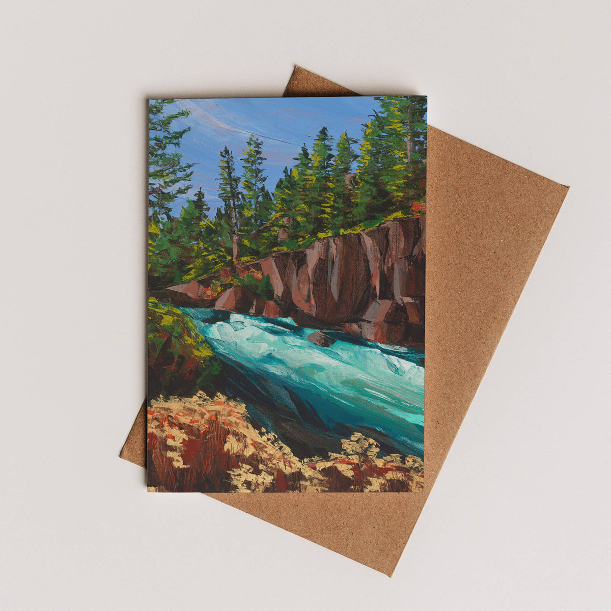 Deschutes River - Greeting Card | Lindsay Gilmore