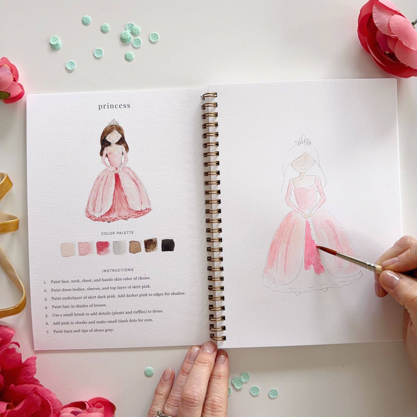Emily Lex Studio | Fairytale watercolor workbook