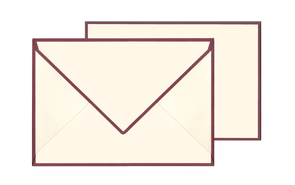 Original Crown Mill Color Edge Note Card Box