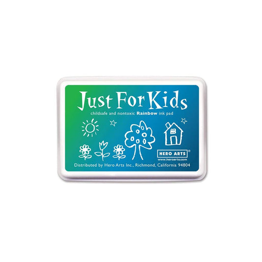 Hero Arts Just for Kids Green to Blue Rainbow Ink Pad