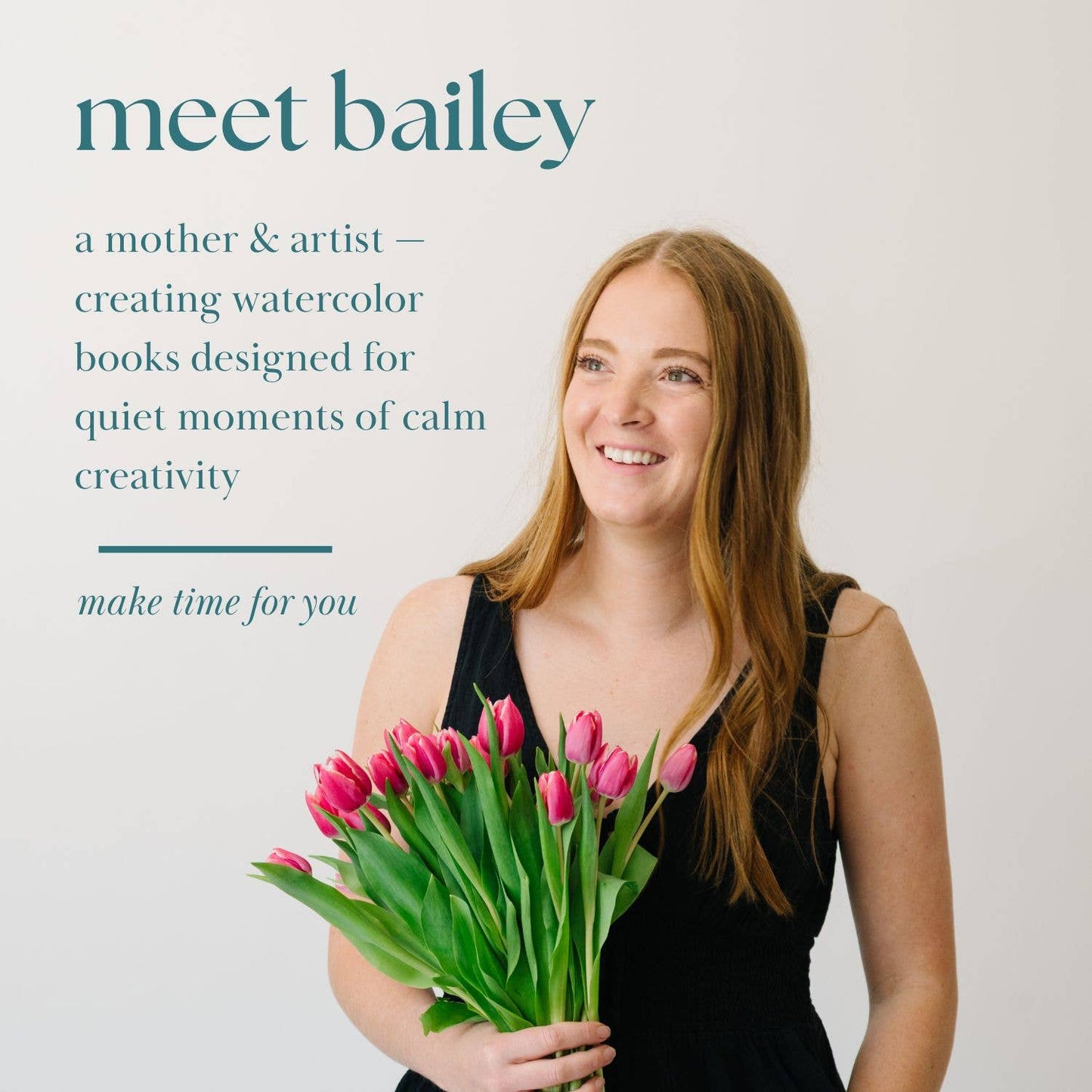 bailey rae studio | Flowers Watercolor Workbook