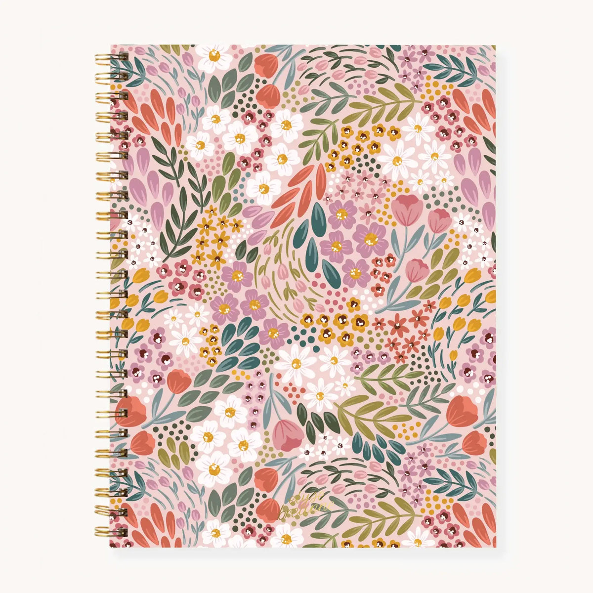 Floral Softcover Spiral Notebook