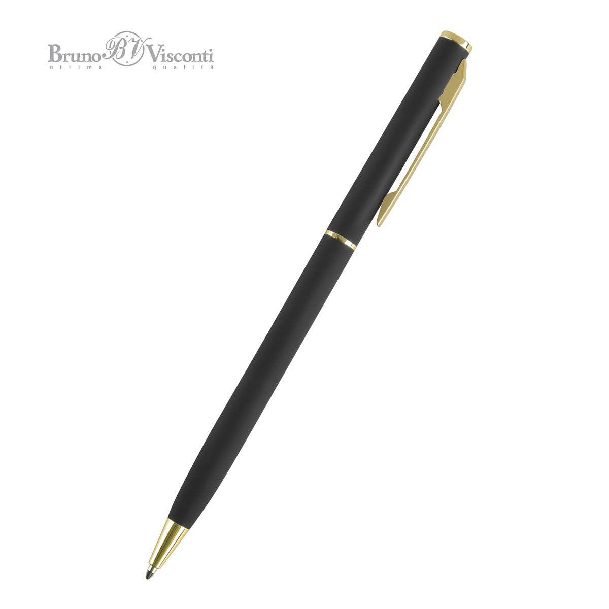 Tube of 12 Palermo pens - Black and Gold