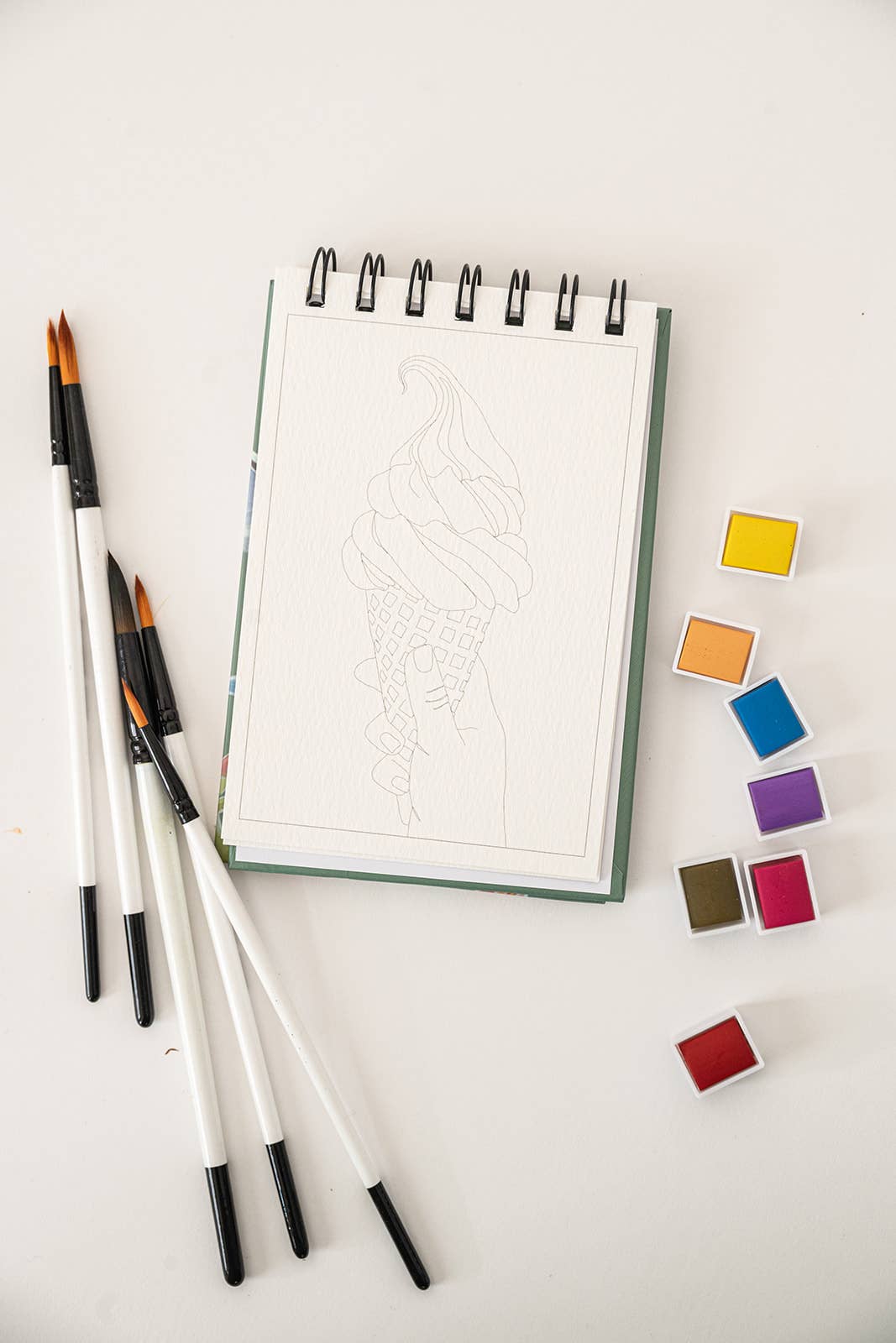 bailey rae studio | A Little Bit of Summer - Mini Watercoloring Book